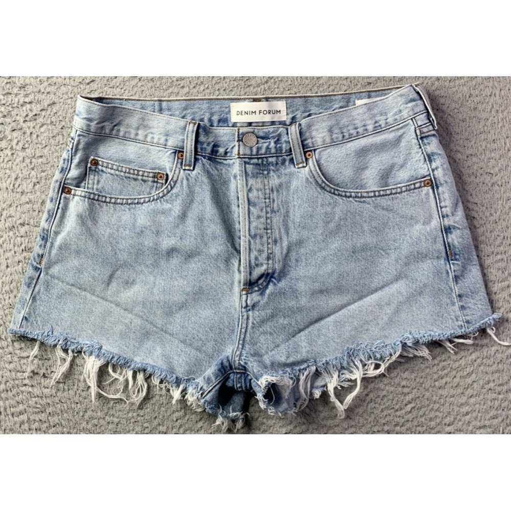 Aritzia Denim Forum Shorts Womens 30 The Ex-Boyfriend High Rise Short Button Fly